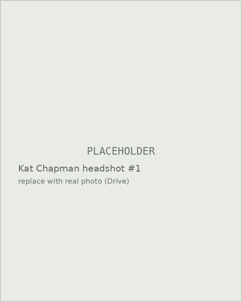 Kat Chapman, BSN, RN — professional headshot (portrait) [PLACEHOLDER]